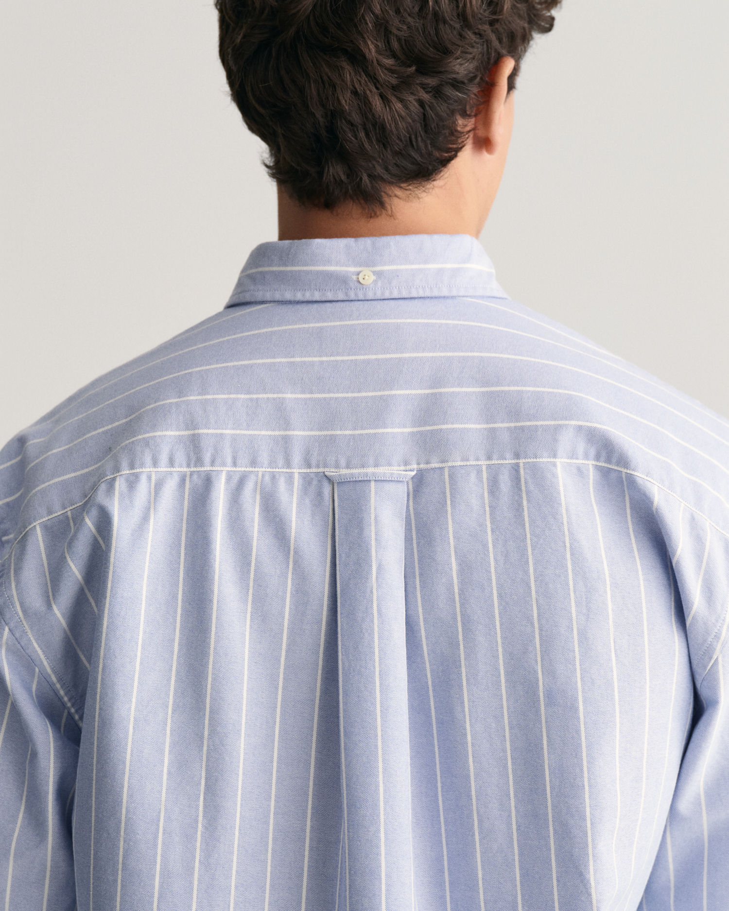 Avslappet passform Stripet Heritage Oxford-skjorte
