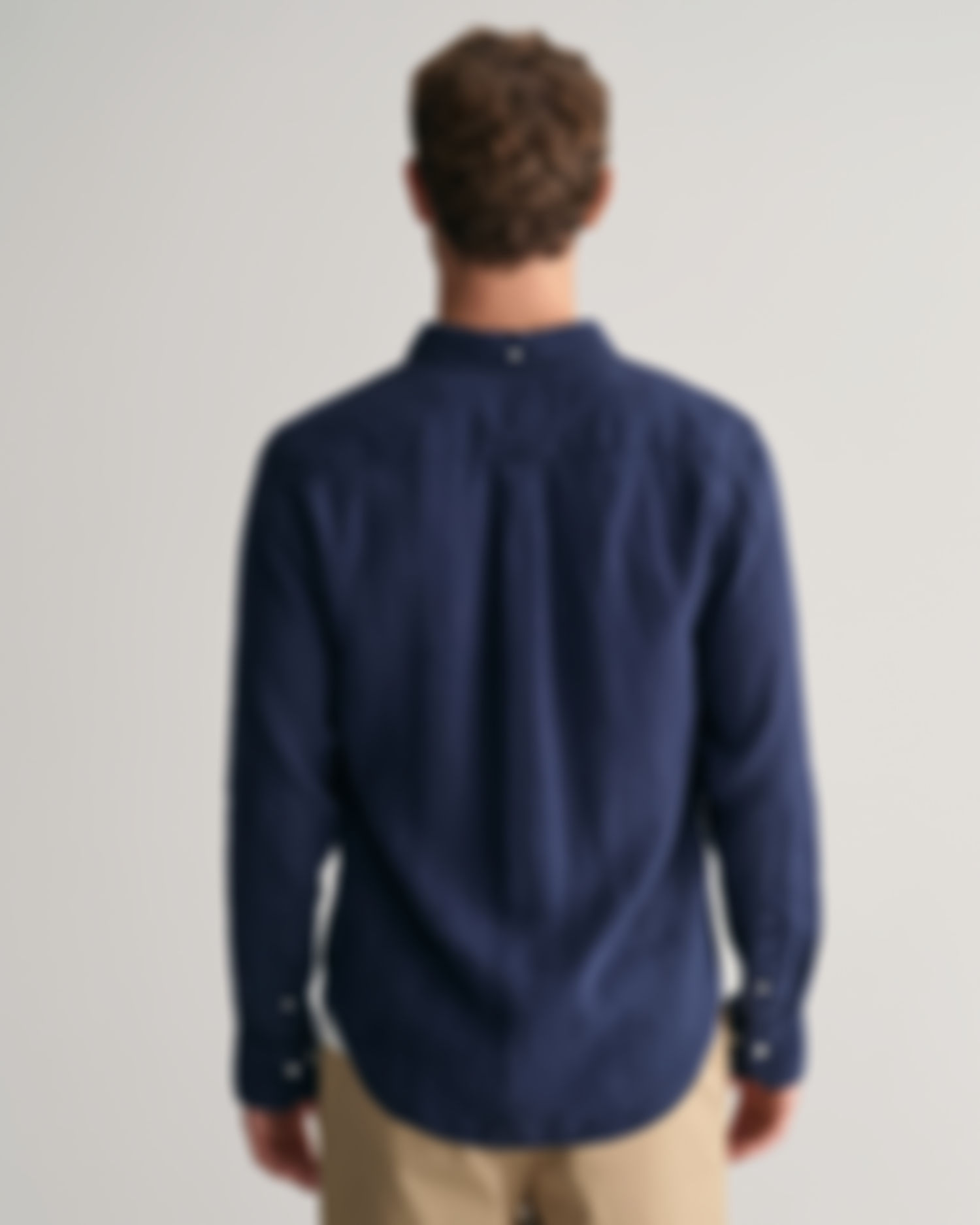 Regular Fit Garment-Dyed Linen Shirt