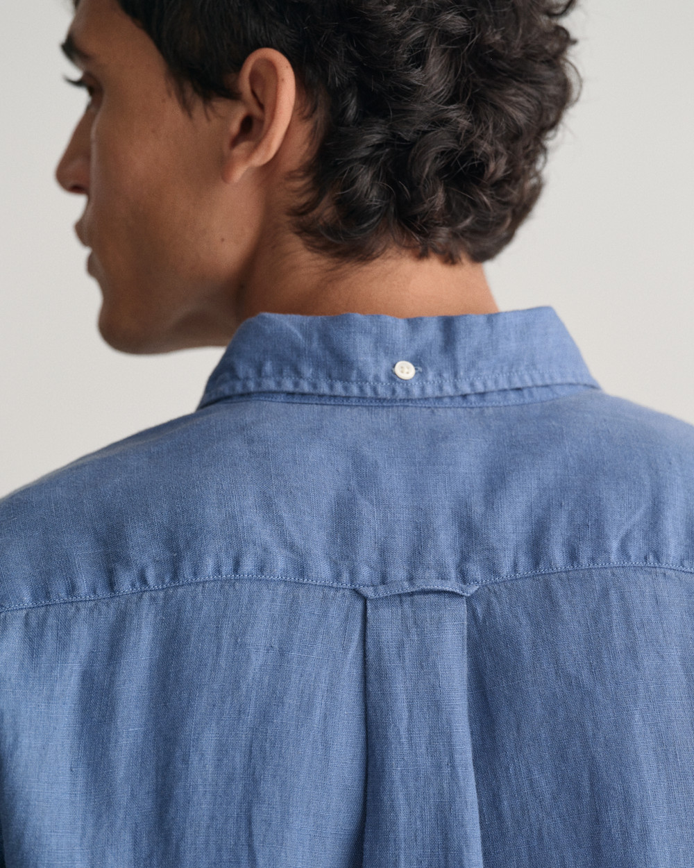 Regular Fit Garment-Dyed Linen Shirt