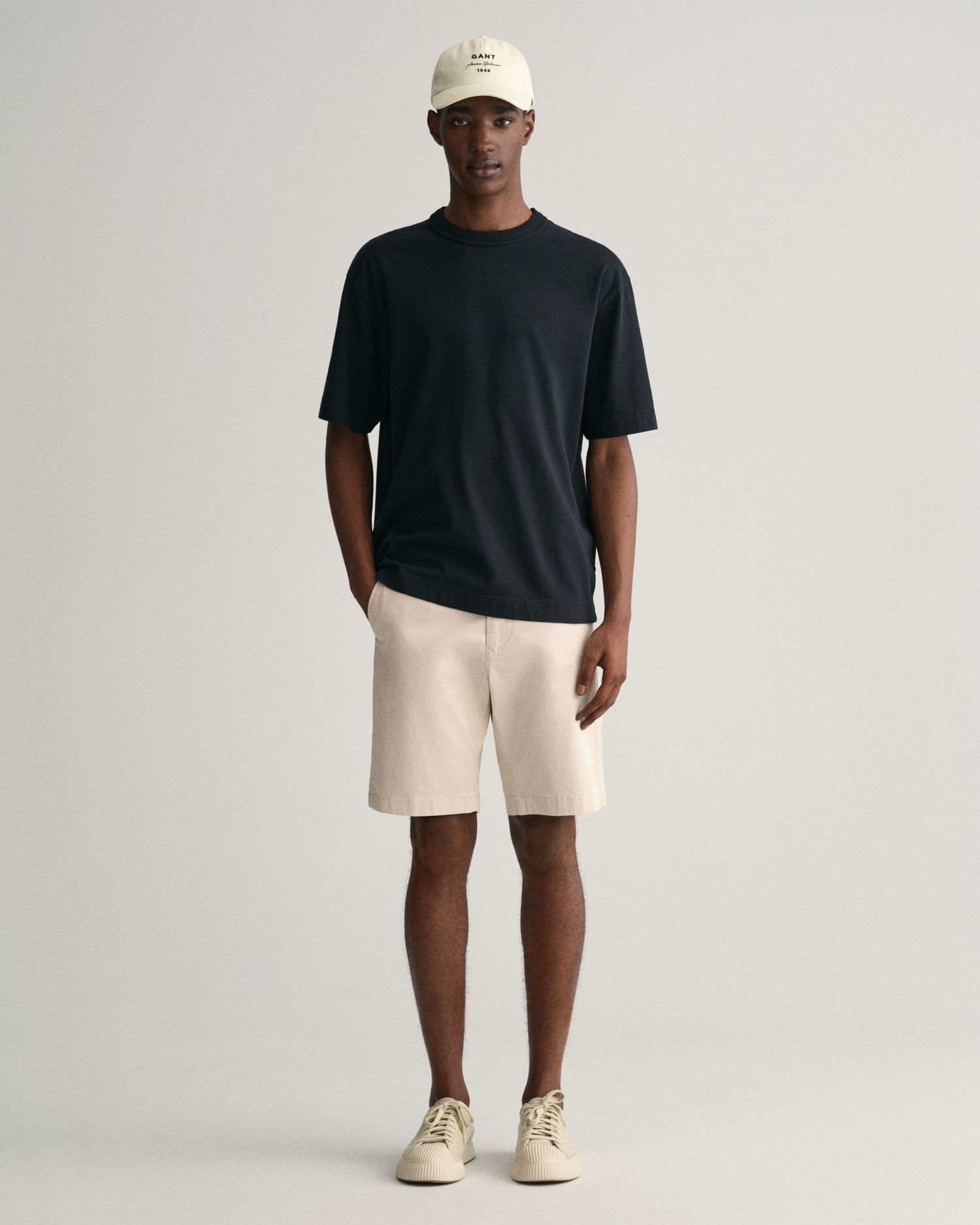 Slim Fit Twill Shorts