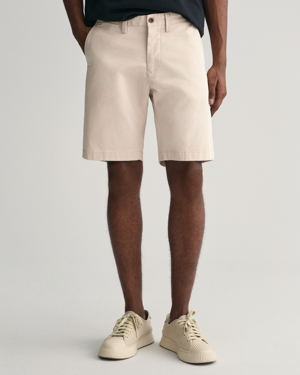 Slim Fit Twill Shorts