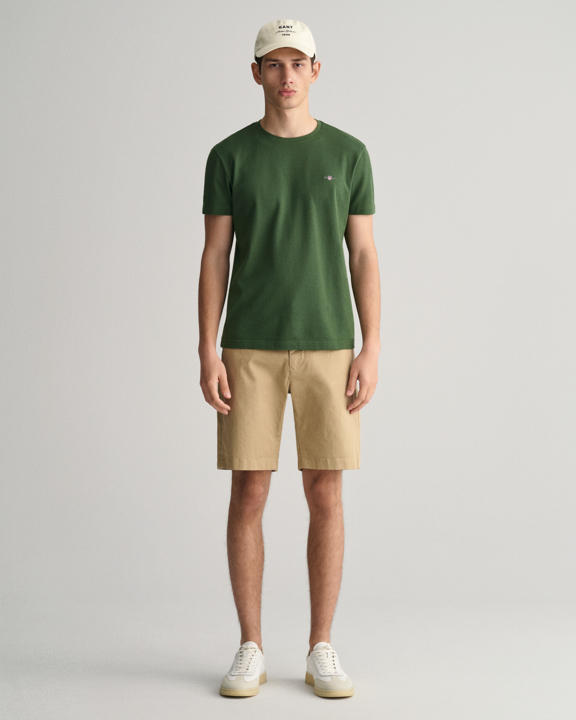 Slim Fit Twill Shorts