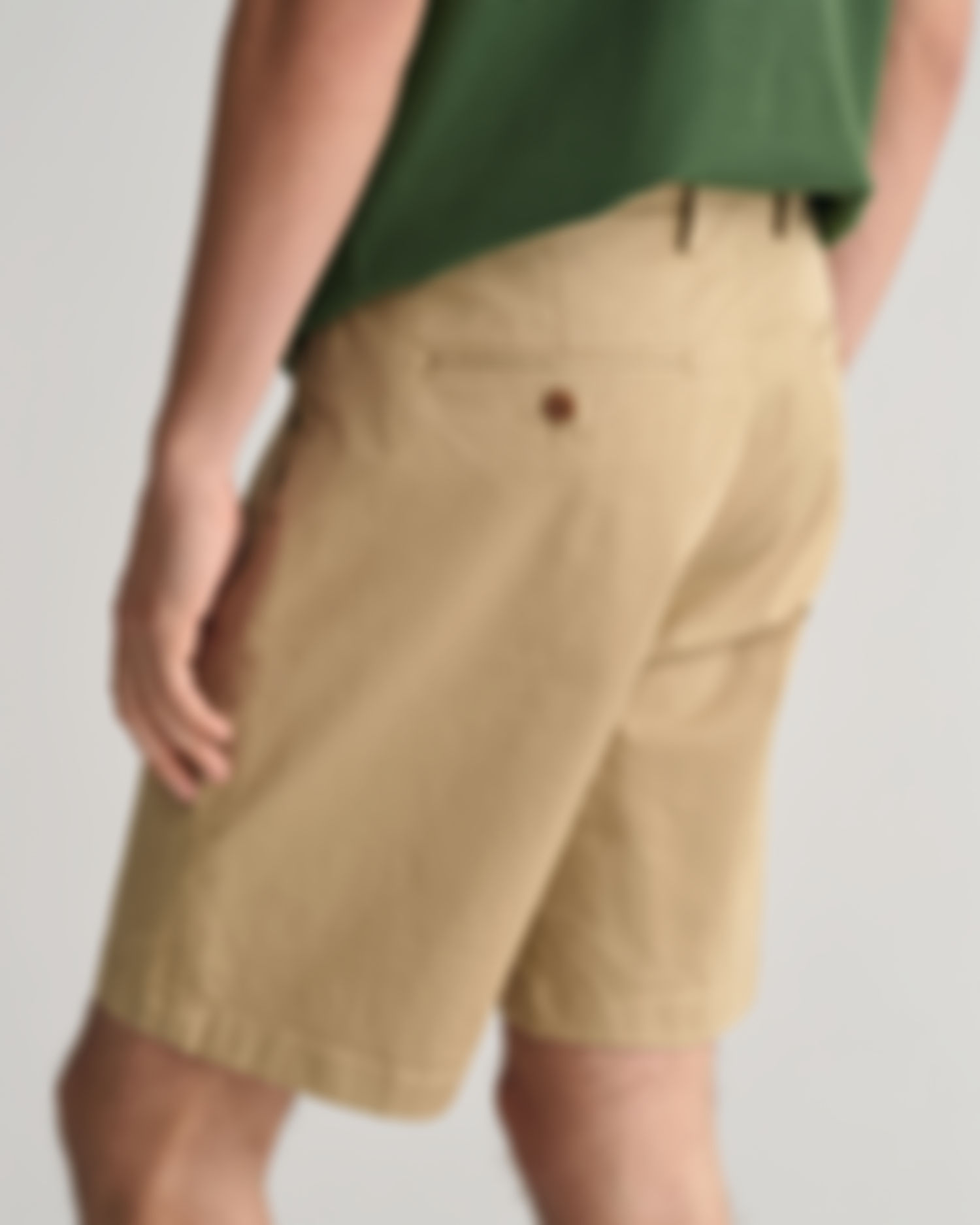 Slim Fit Twill Shorts