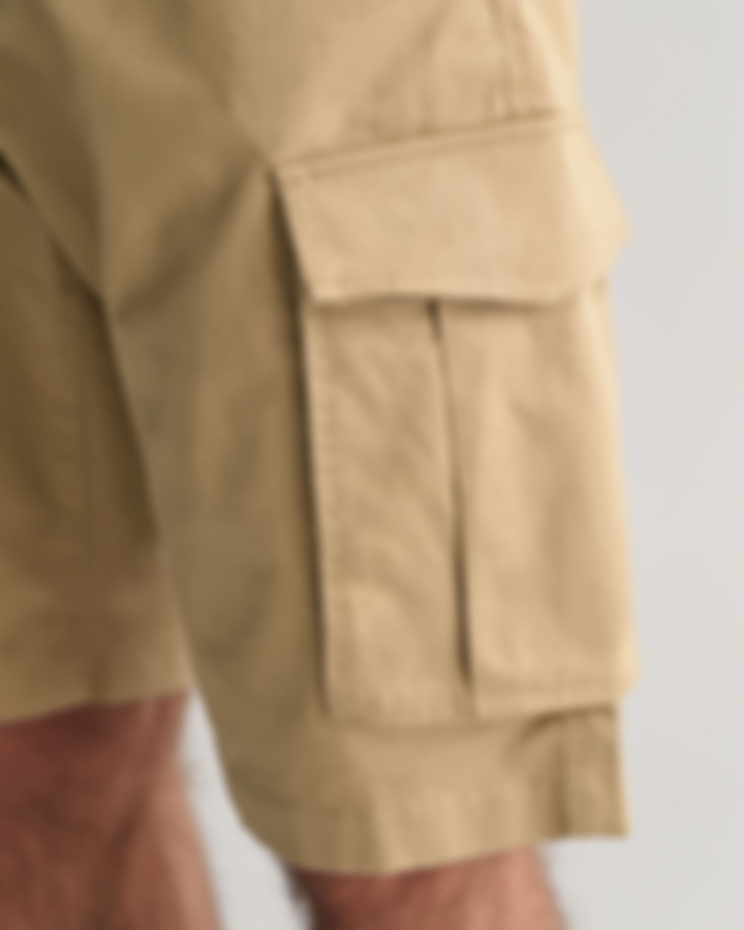 Relaxed Fit Twill Cargo Shorts