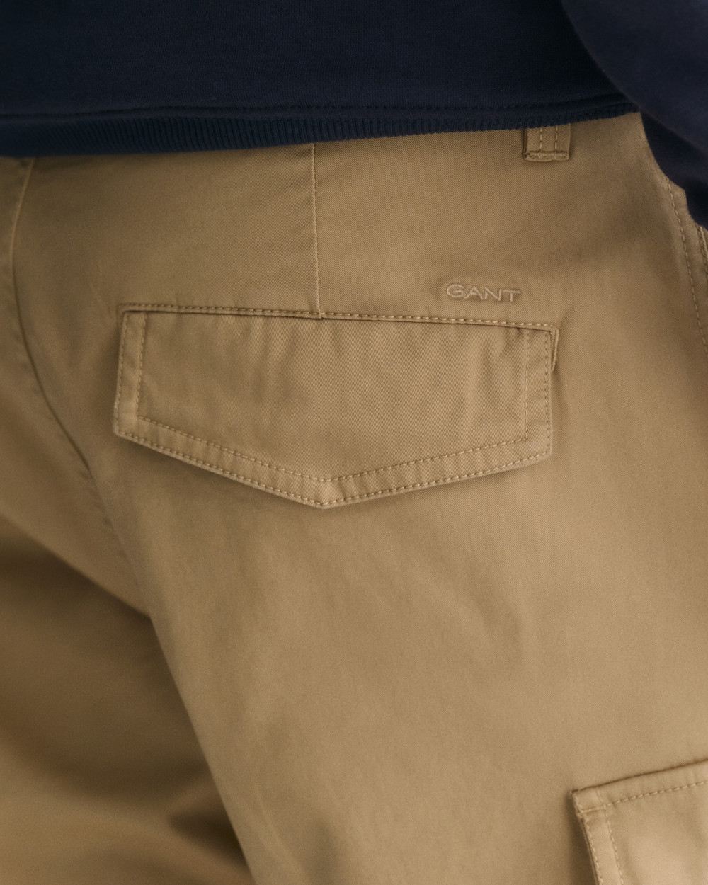 Relaxed Fit Twill Cargo Shorts