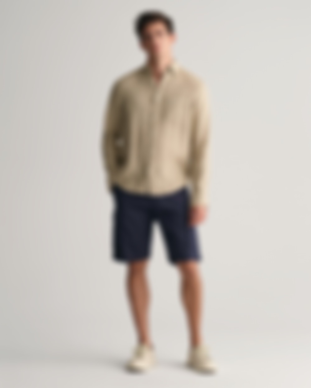 Relaxed Fit Twill Cargo Shorts