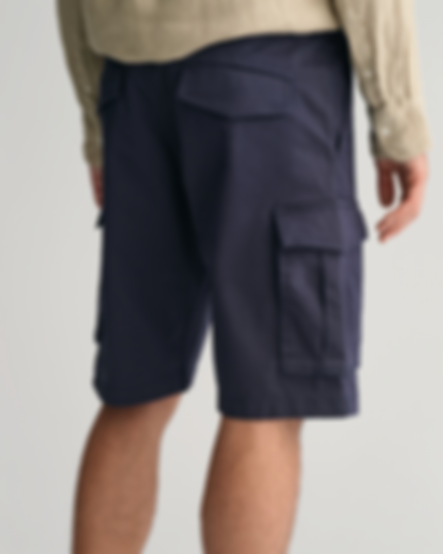 Relaxed Fit Twill Cargo Shorts