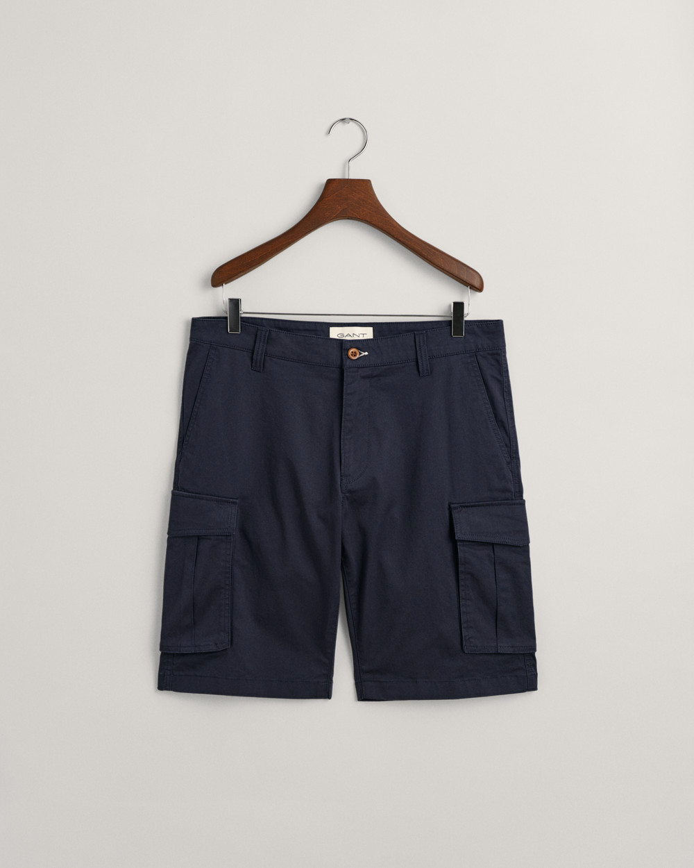 Relaxed Fit Twill Cargo Shorts