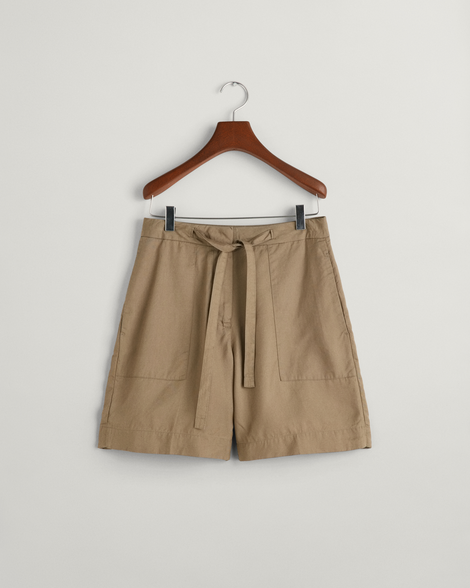 Relaxed Fit Tie Waist Shorts