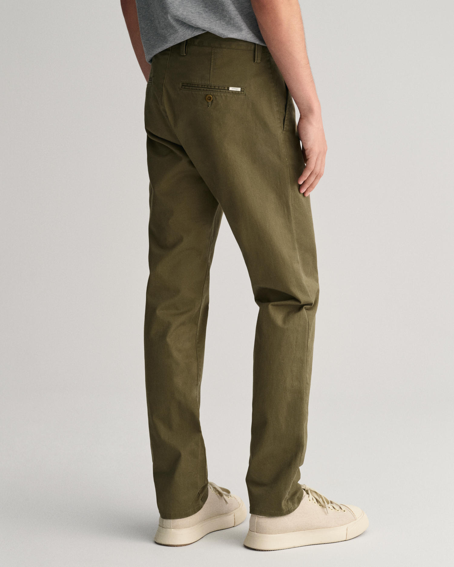 Twillchinos i slim-fit