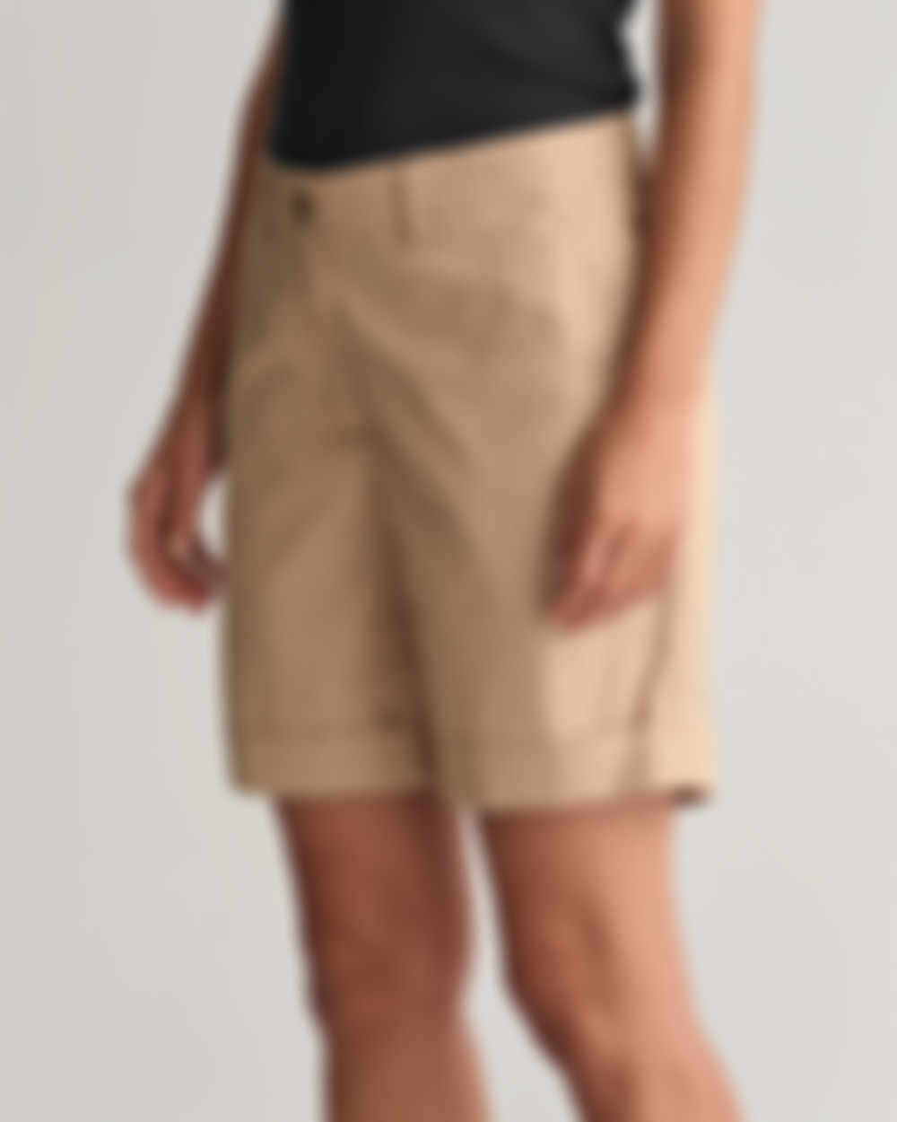 Avslappet passform Lett chino-shorts