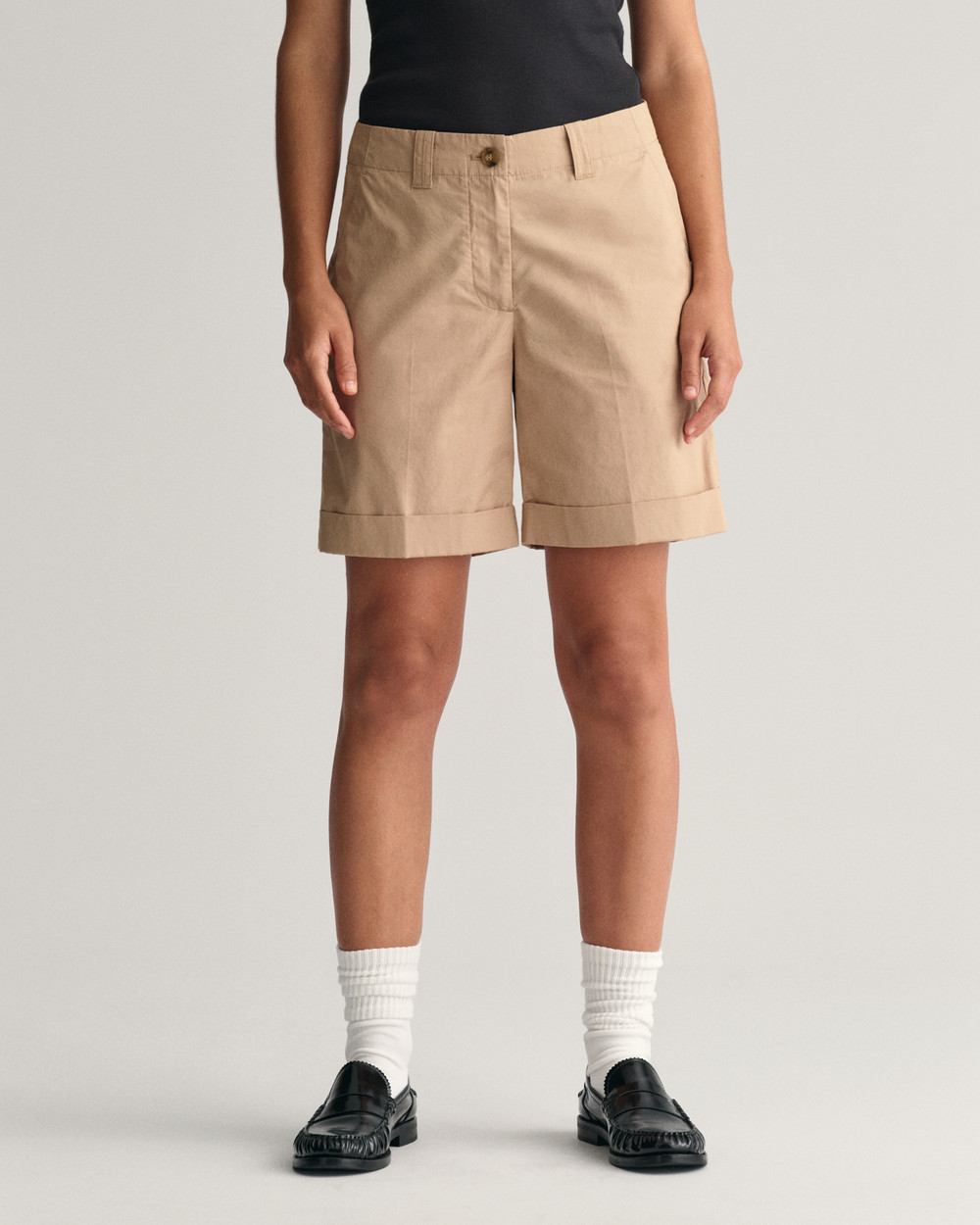 Avslappet passform Lett chino-shorts