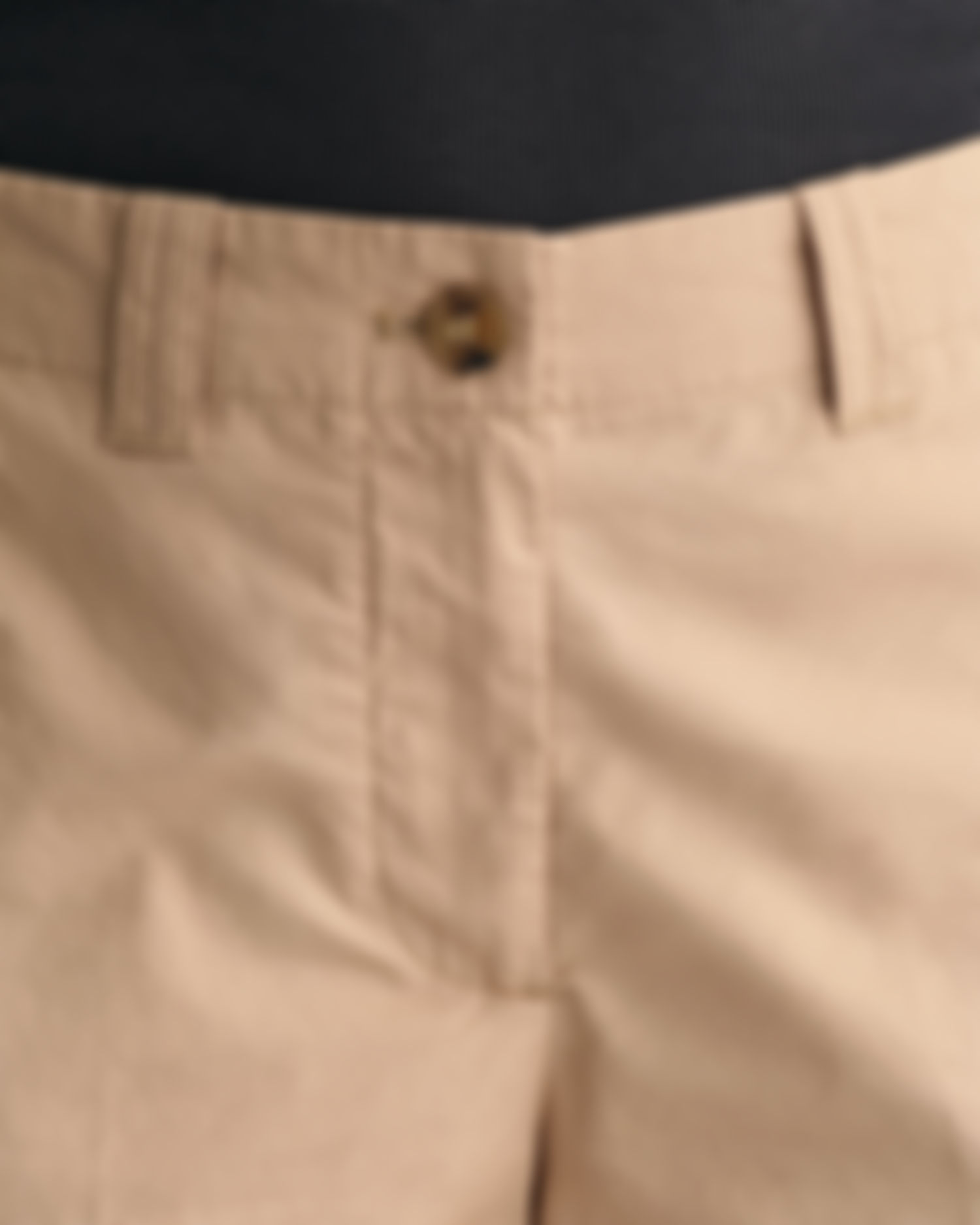 Avslappet passform Lett chino-shorts