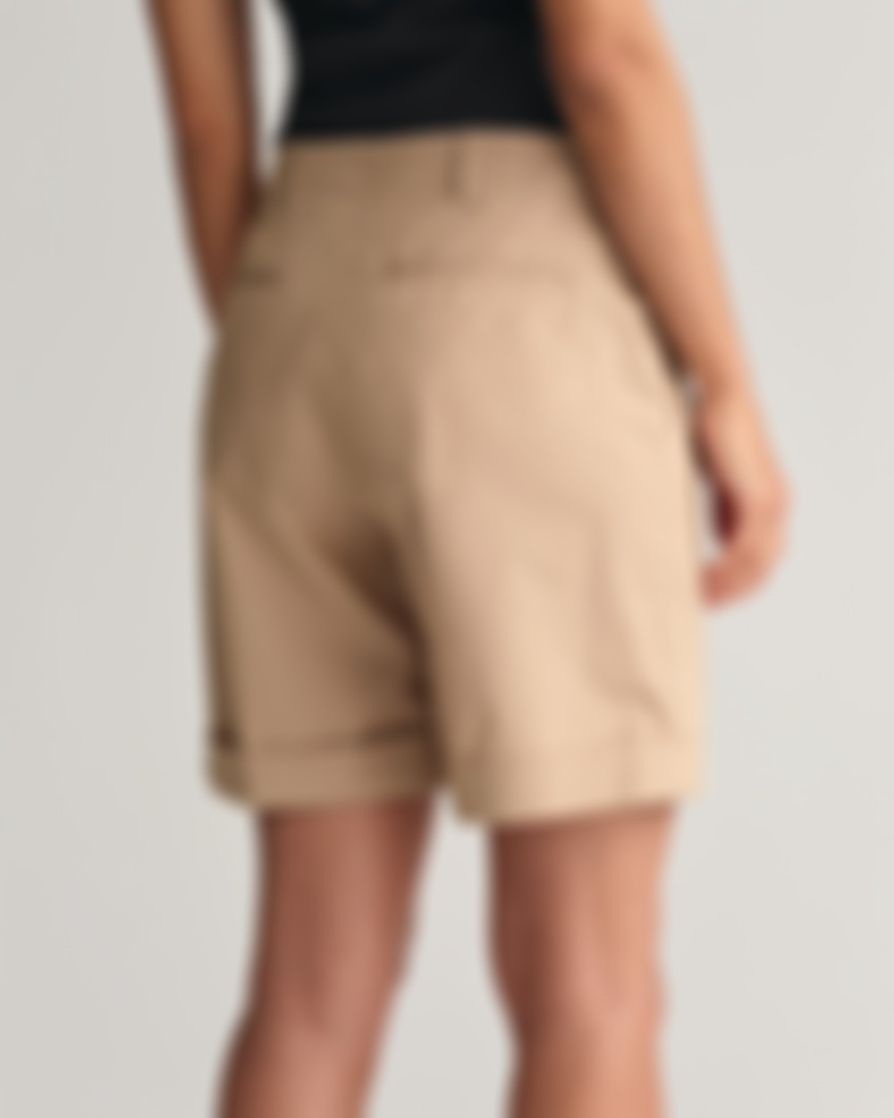 Avslappet passform Lett chino-shorts