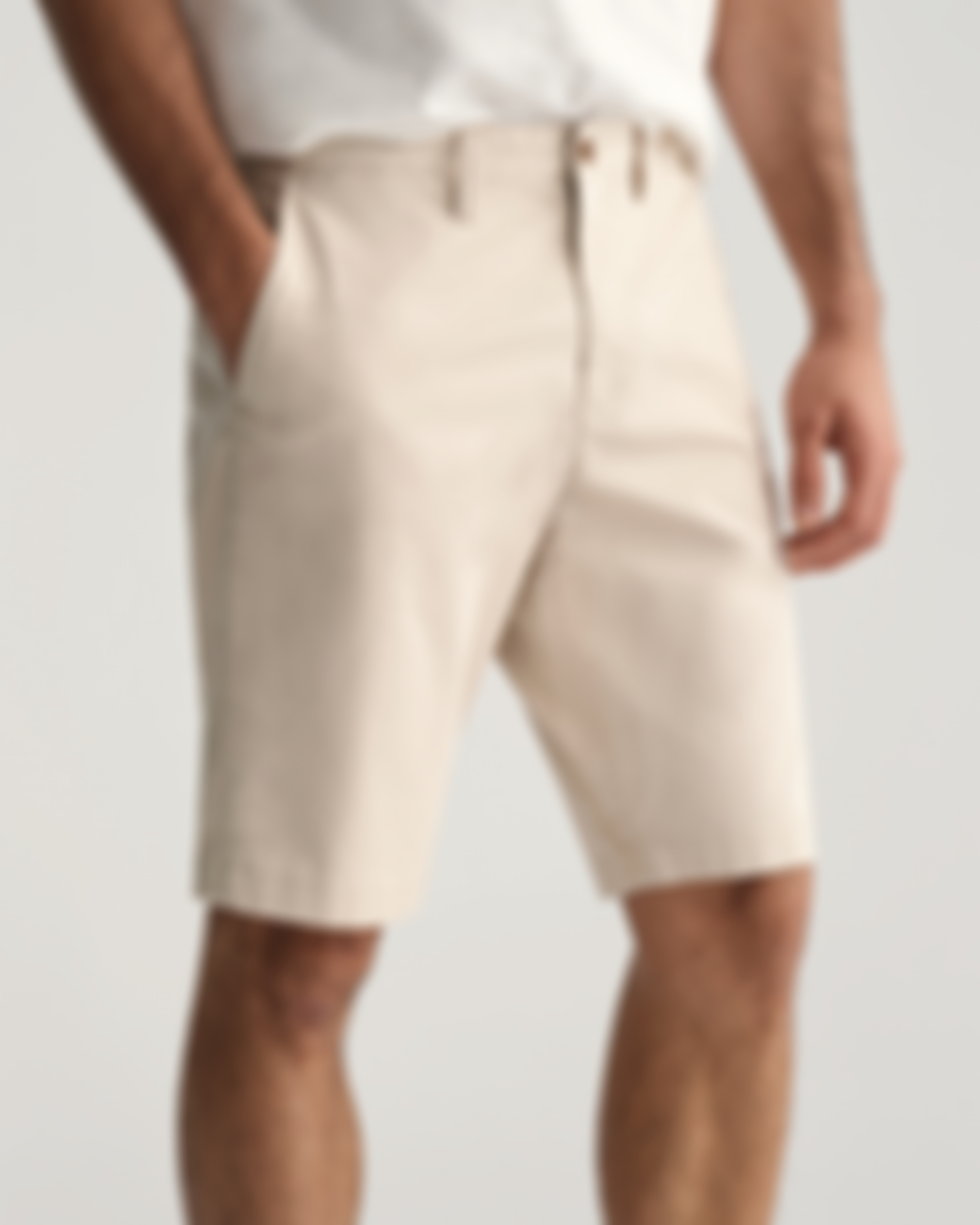 Relaxed Fit Twill Shorts