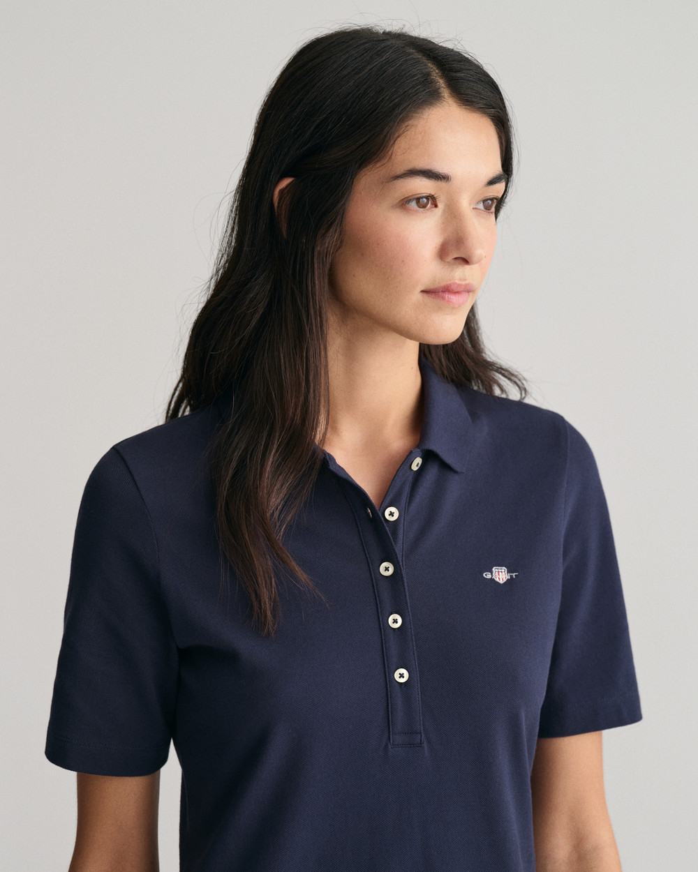 Shield Piqué Polo Dress