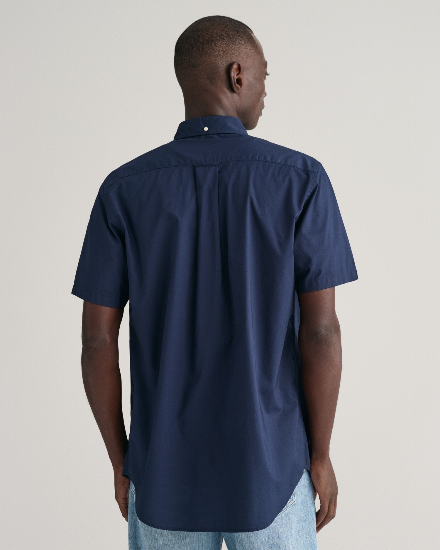 Regular Fit Poplin kortermet skjorte