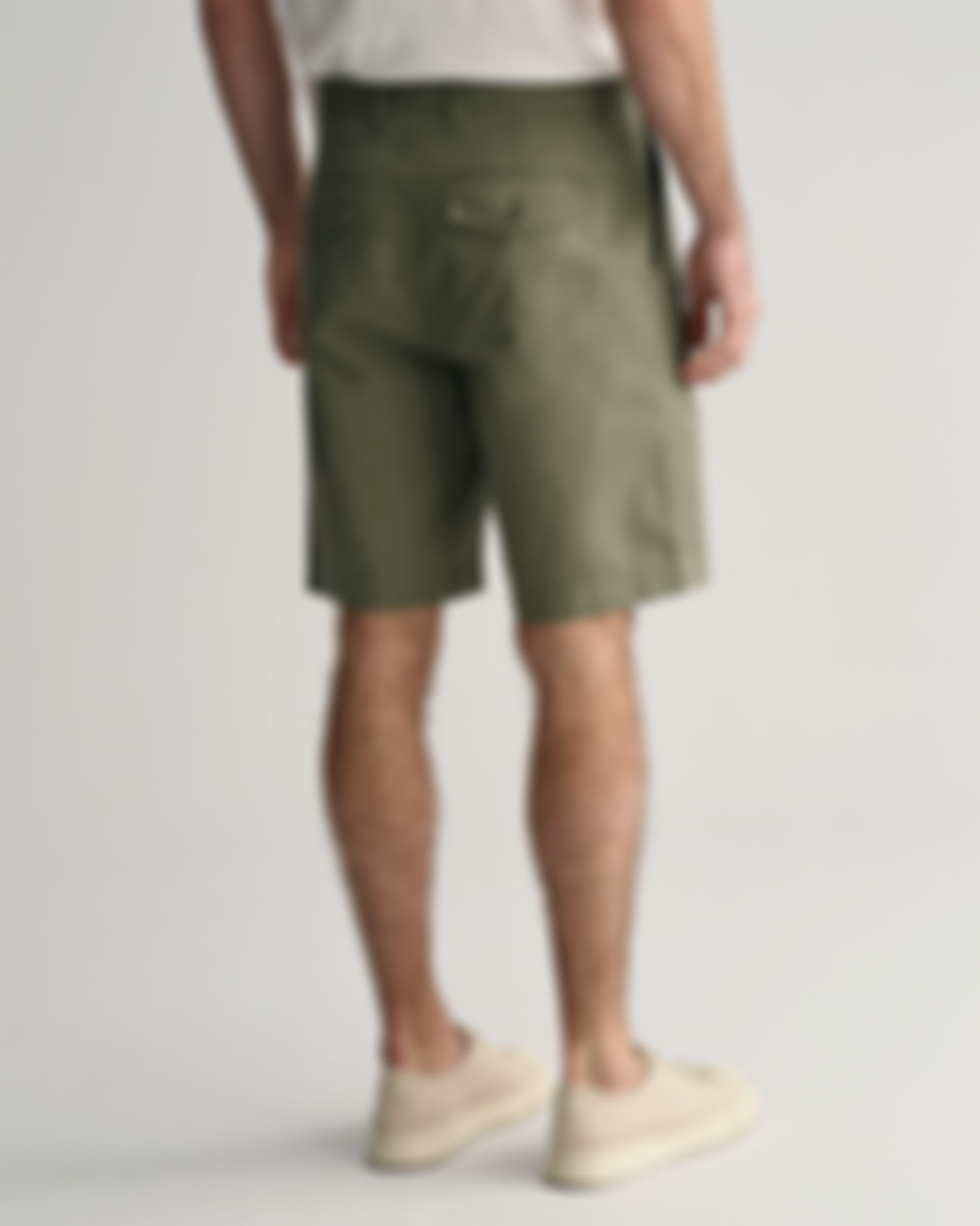 Regular Fit Cotton Lin Shorts