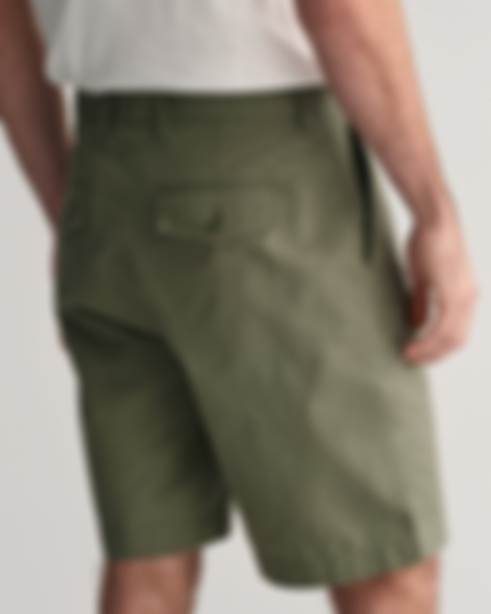 Regular Fit Cotton Lin Shorts