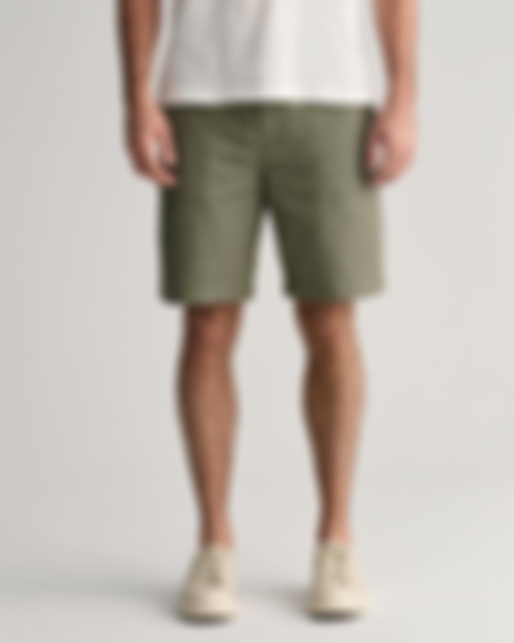 Regular Fit Cotton Lin Shorts