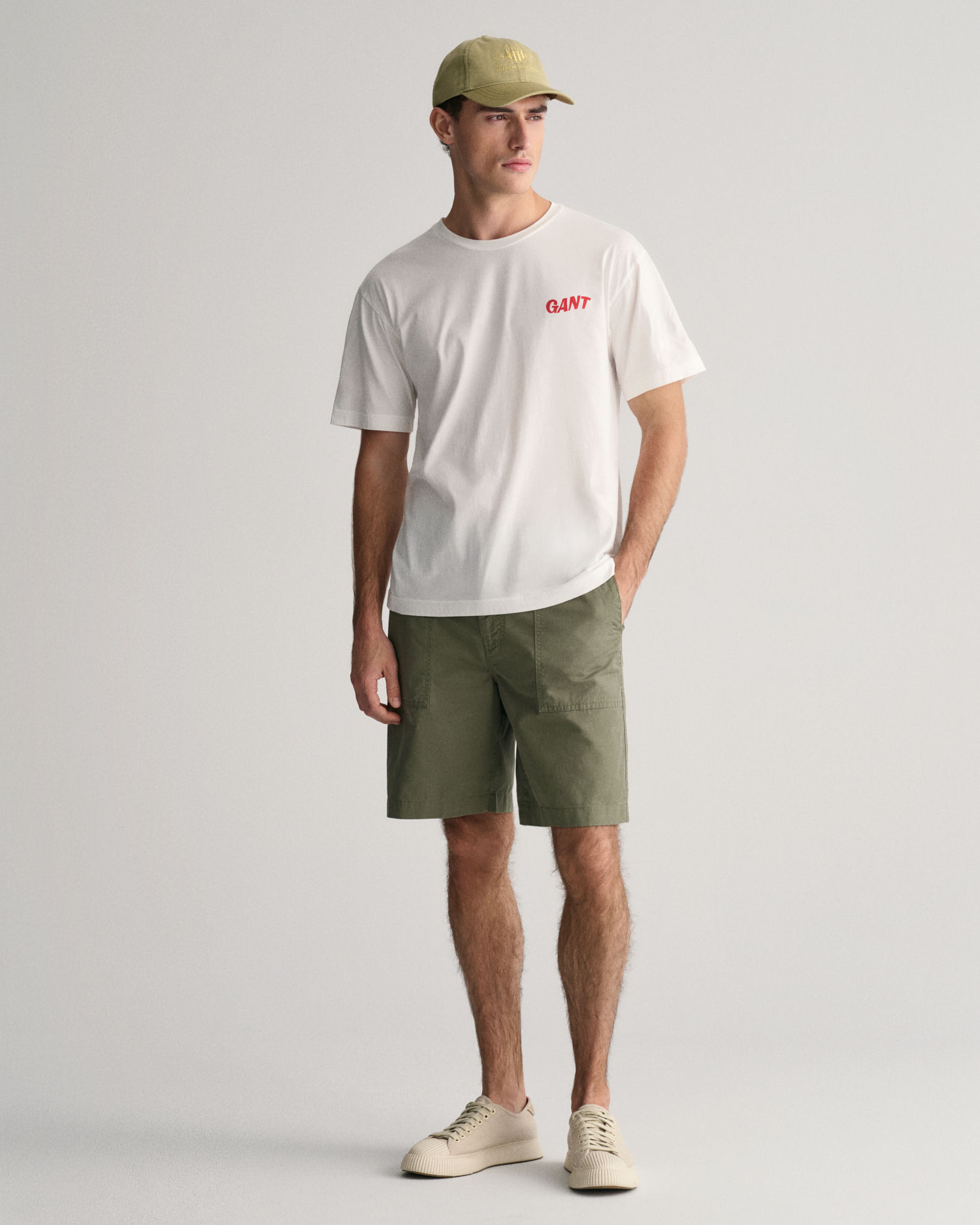 Regular Fit Cotton Lin Shorts