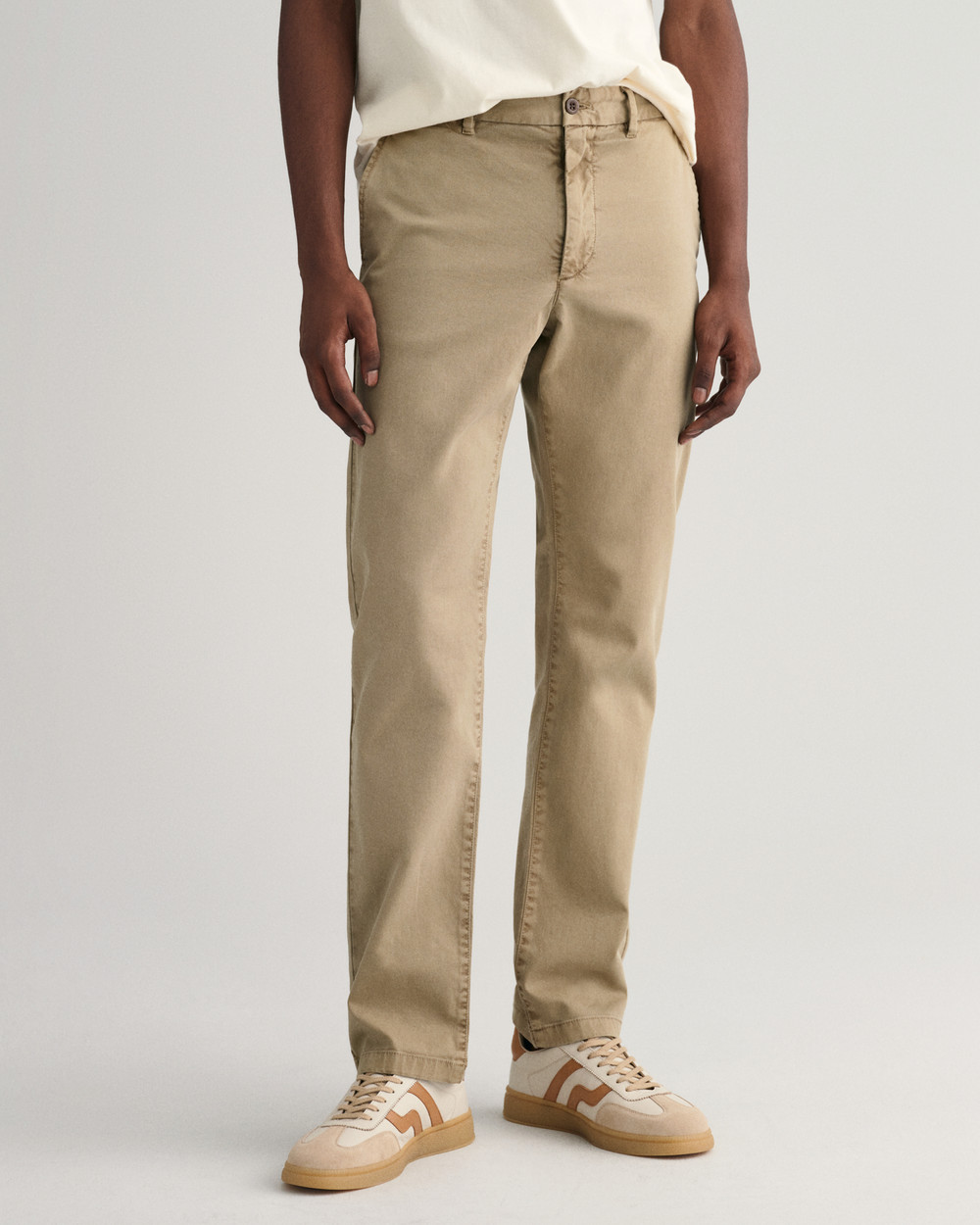 Slim Fit Dobby Structured Chinos