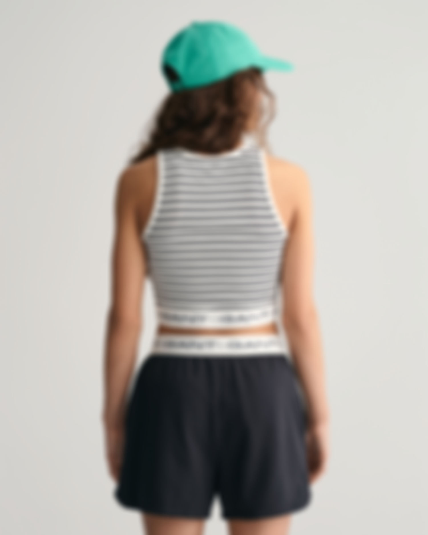 Teen Girls Striped Rib Tank Top