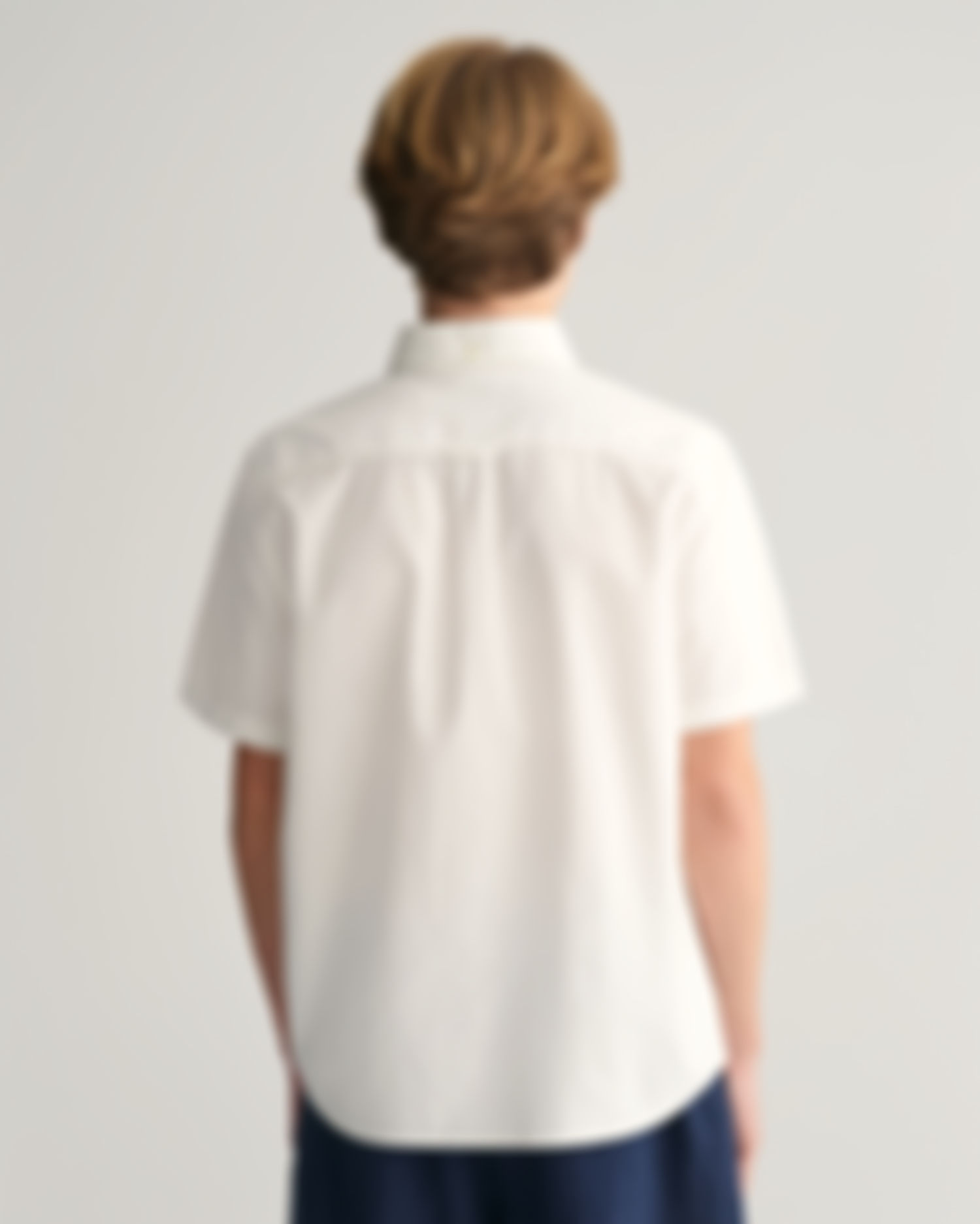 Tenåringer Oxford kortermet skjorte
