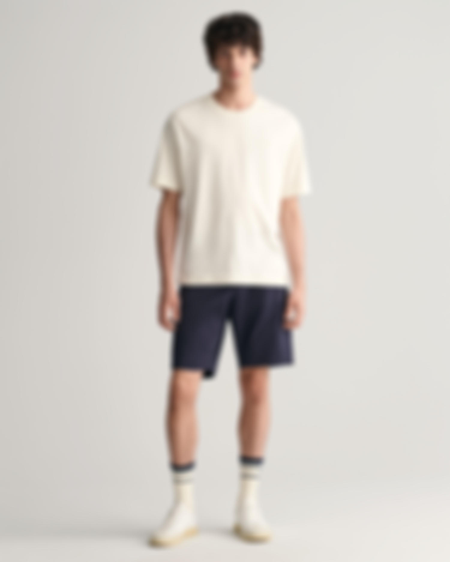 Relaxed Fit Twill Shorts