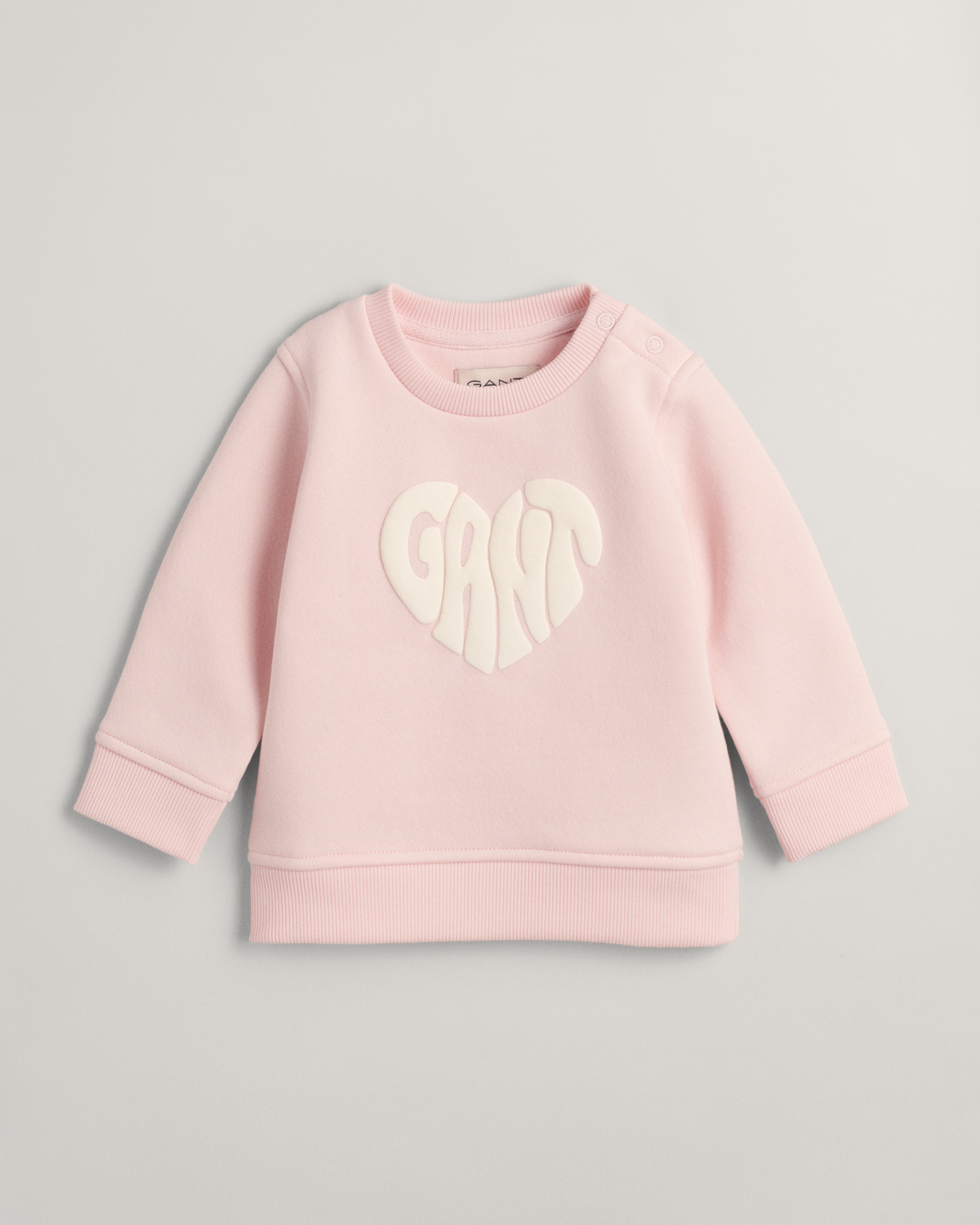 Baby Heart Graphic Sweatshirt med rund hals