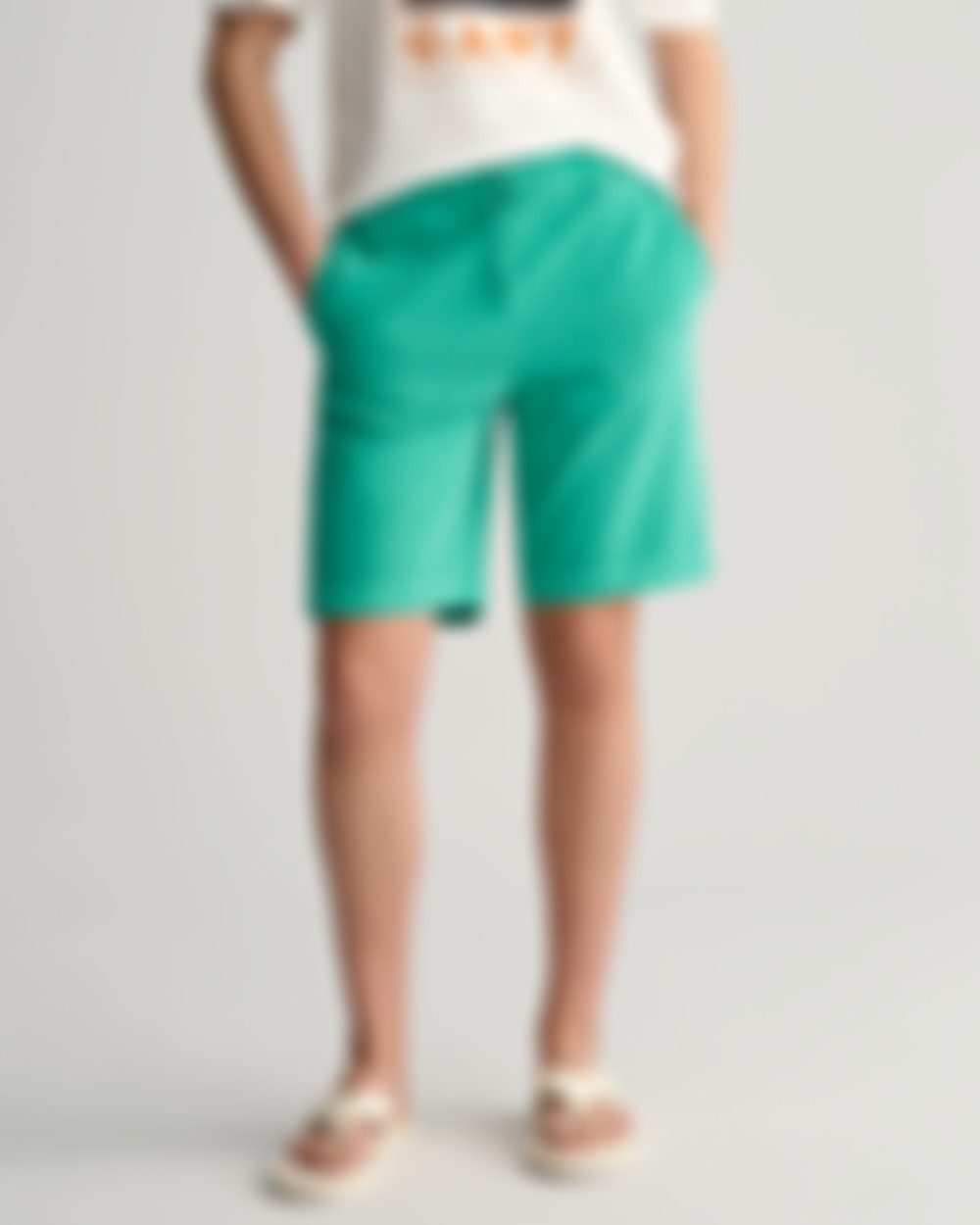 Teens solblekede joggeshorts