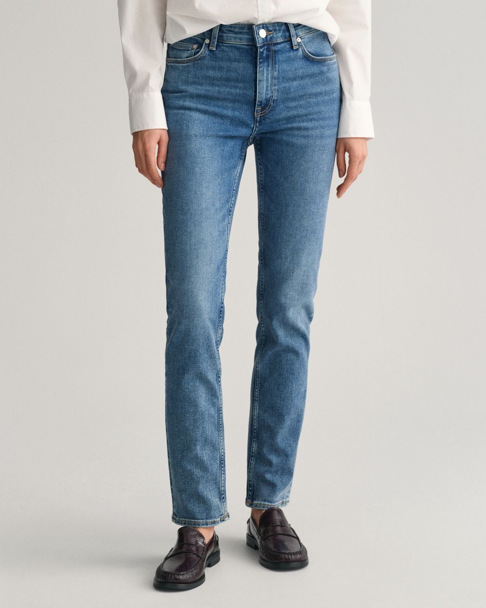 Gant Men Solid Super Slim Fit Jeans