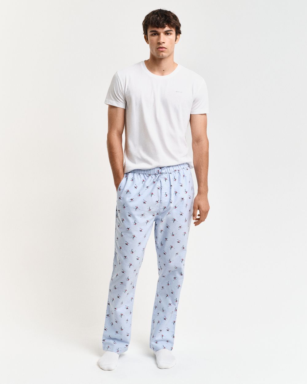 Ski Print Oxford Pyjamas Pants GANT Norge
