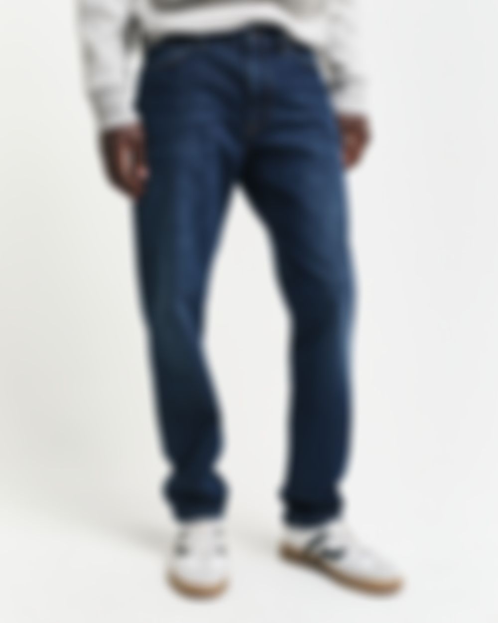 Gant Women Black Slim Fit Slack Pant