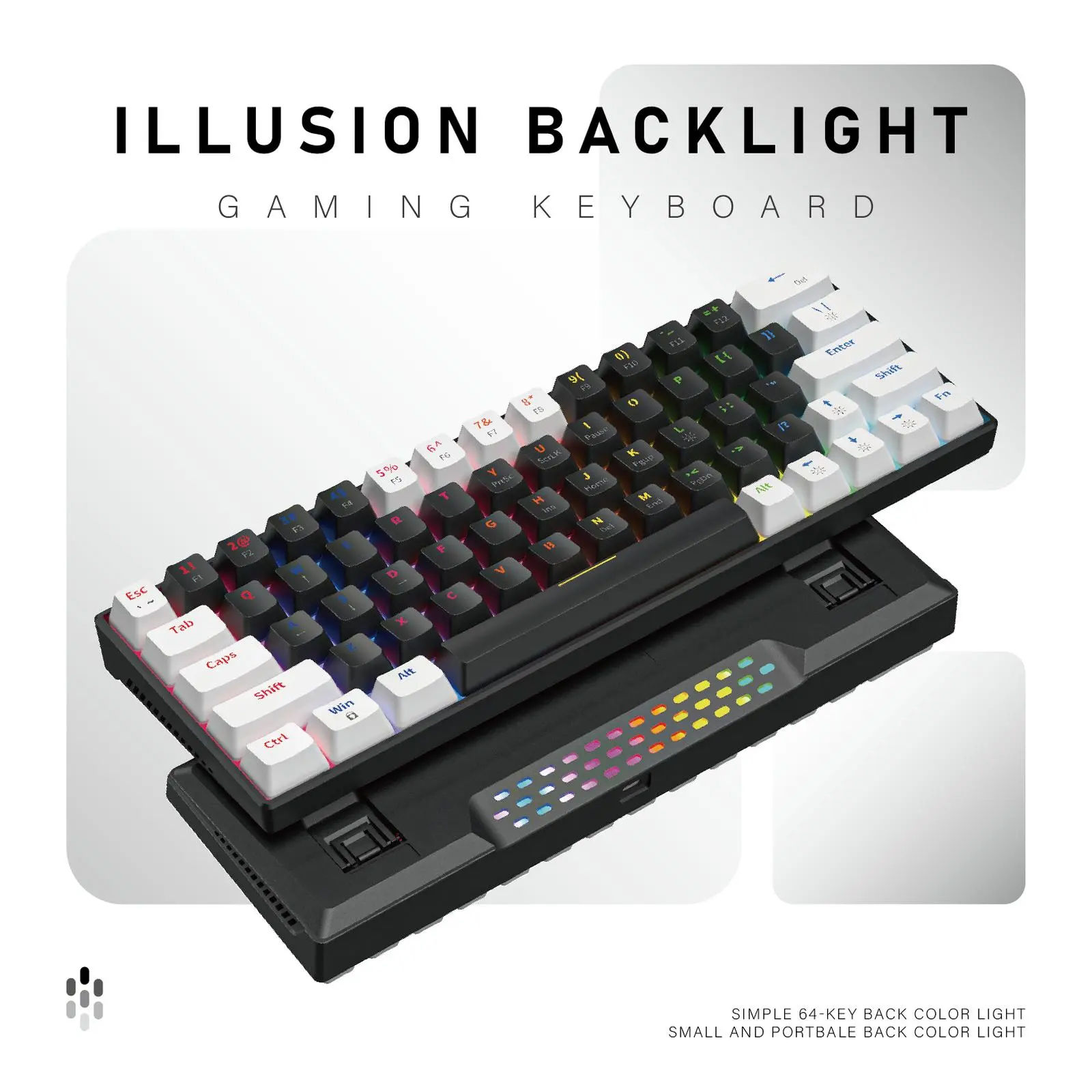 ZIFRIEND KA646 Mechanical Keyboard Wired