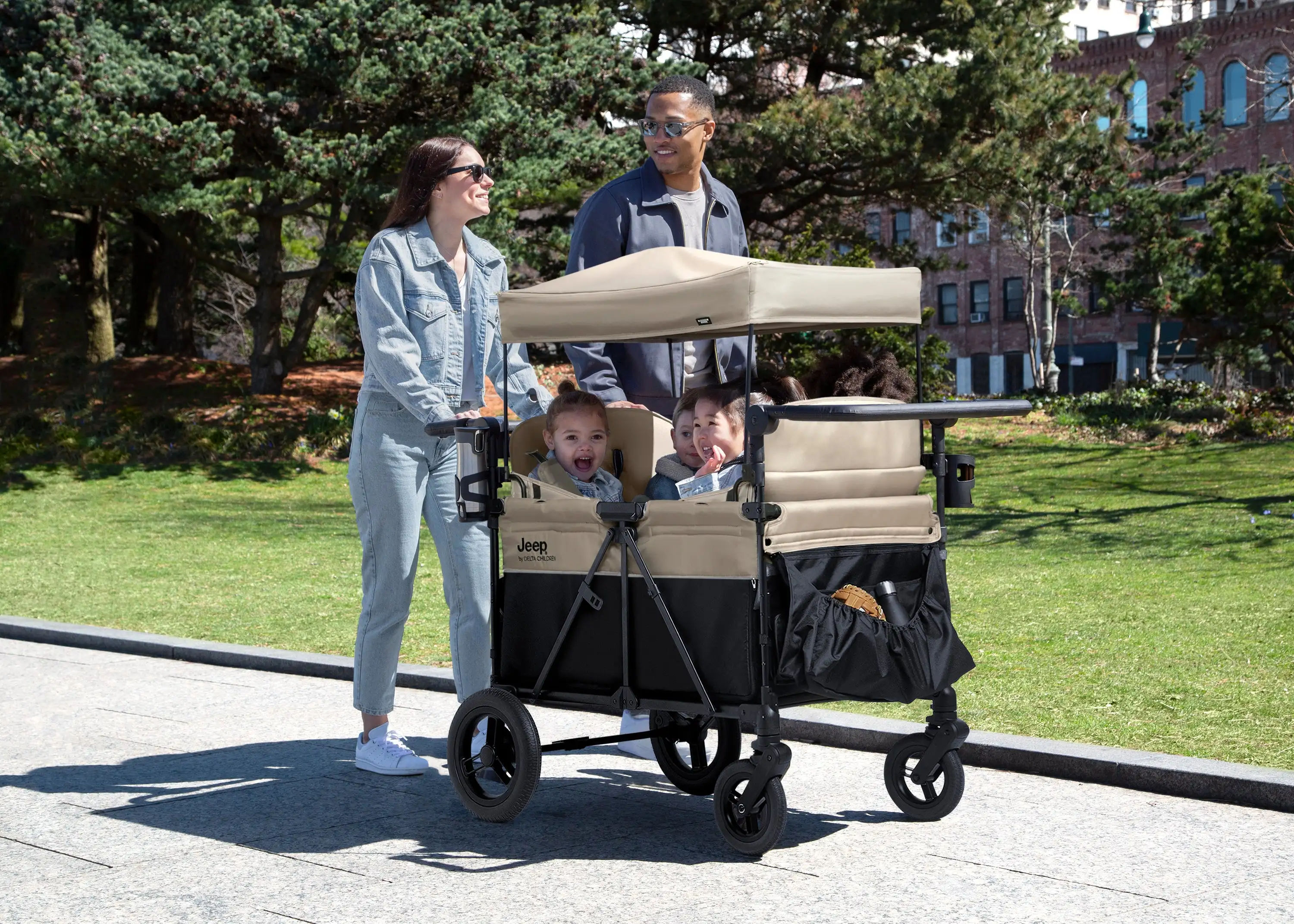 Jeep Gladiator 4-Seater Stroller Wagon by Delta Children image 2