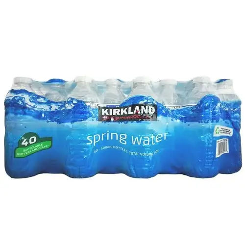Costco Kirkland Natural Spring Water 500ml x 40 image 1
