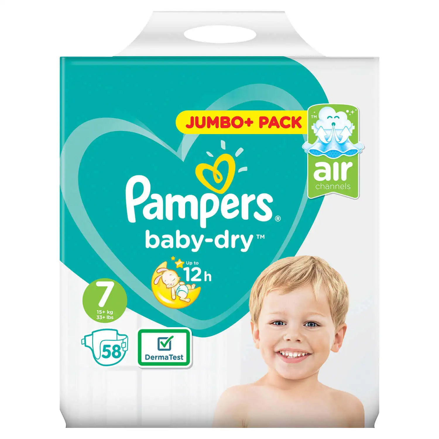Pampers any size - diapers - jumbo pack image 2