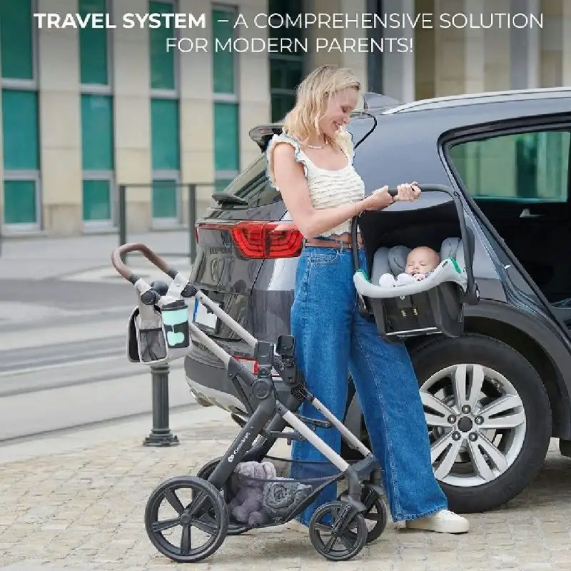 Kinderkraft Pram 3 in 1 Set MOOV image 2