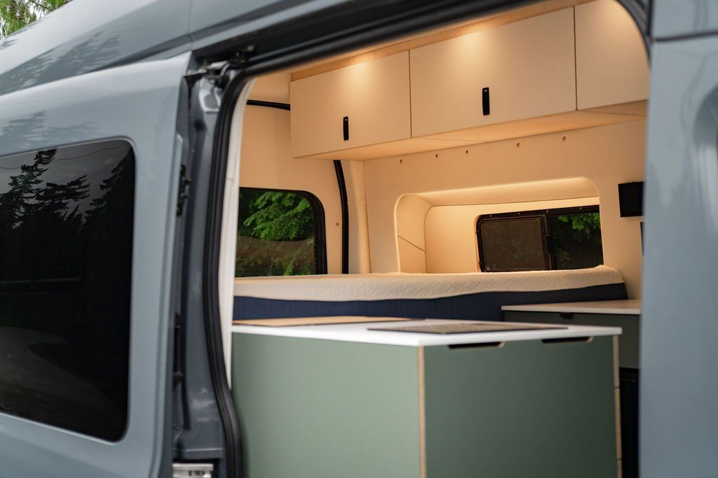 Van storage cabinets