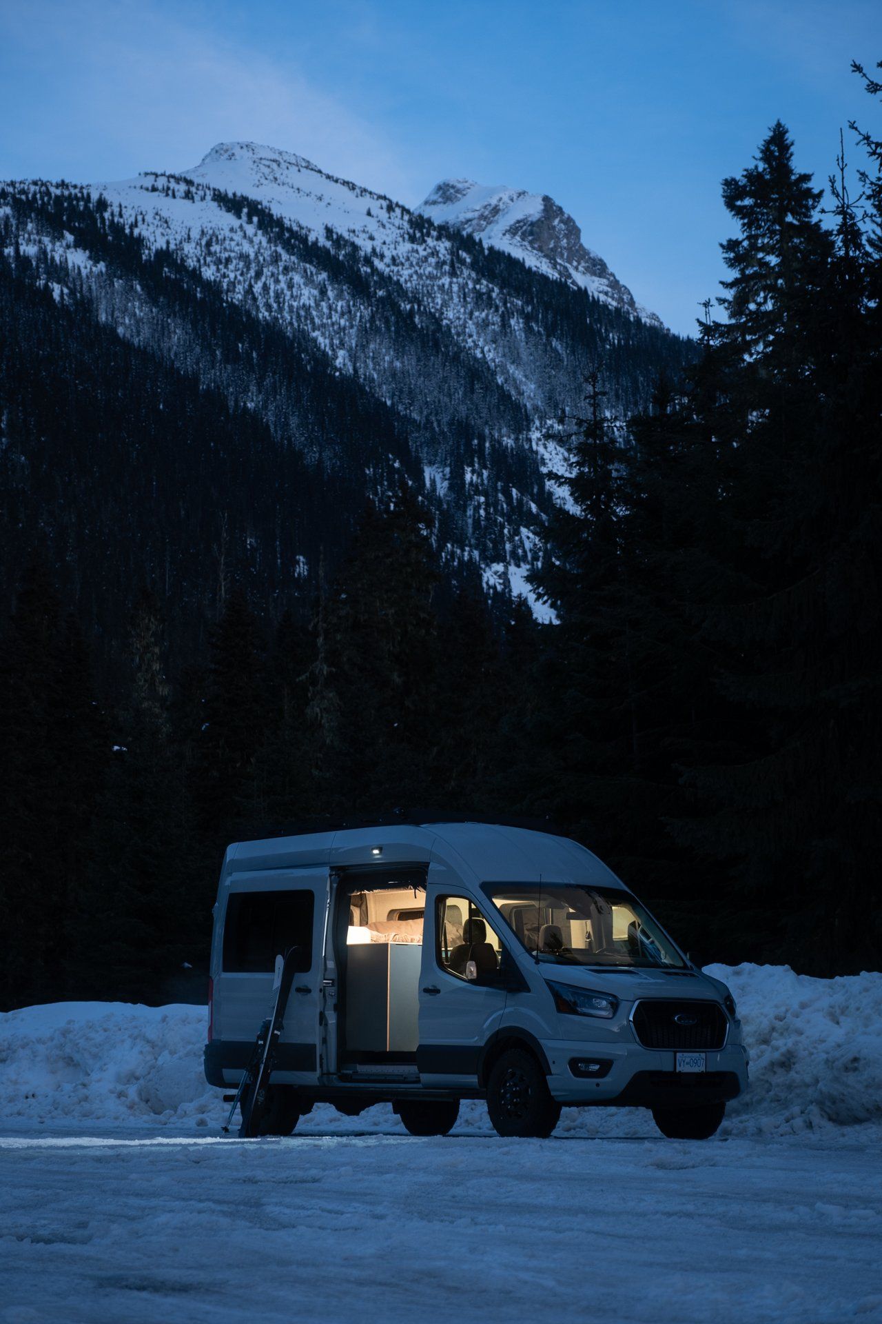 Custom van conversion interior