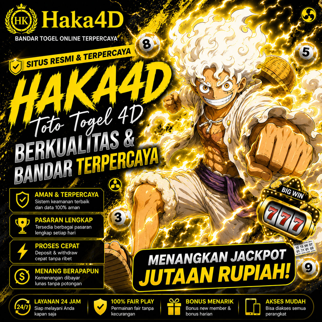 Thumbnail 1 of 3, Poster, HAKA4D : Link Alternatif Server Srilanka 2026 designed and sold by HAKA4D.