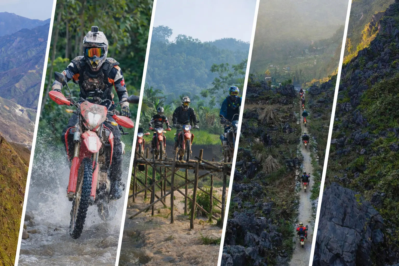 Vietnam jungles by motorbike