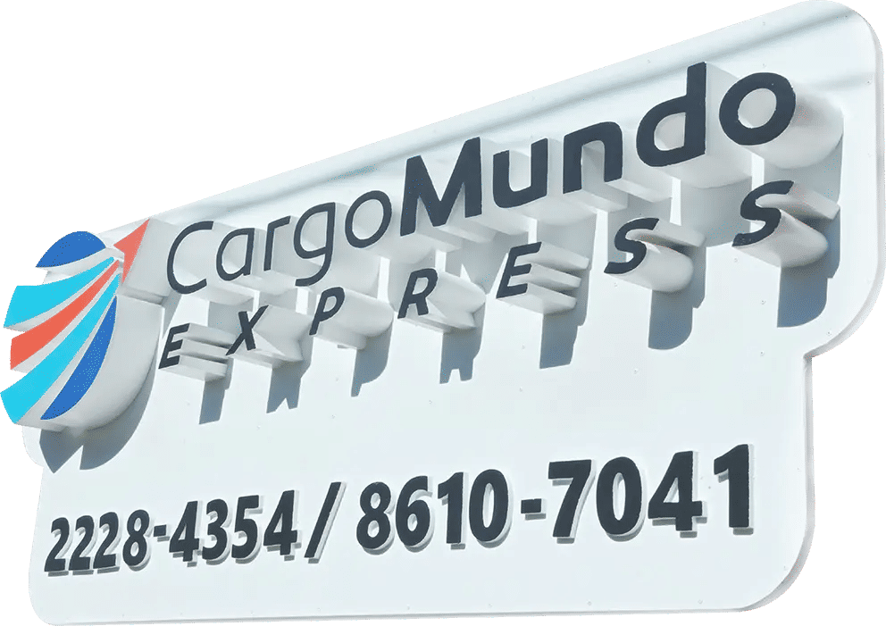 Letras corpóreas en PVC, acrílico y metal