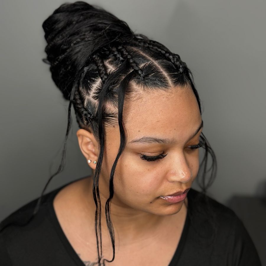 Large Bohemian Knotless Braids, Bohemian style by Janny Beauty Care in East Orange, NJ