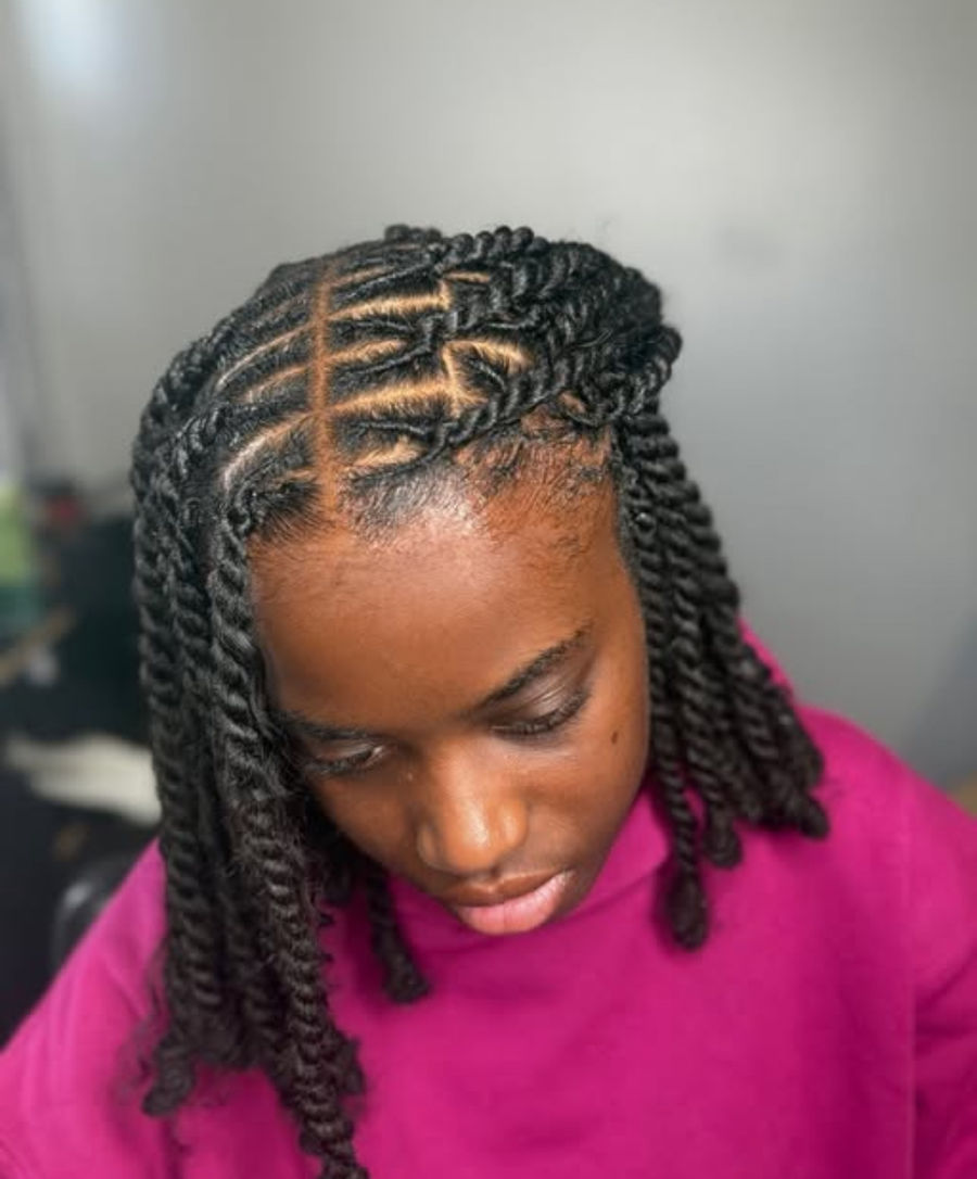 Invisible Braids, Invisible Braids & Locs style by Janny Beauty Care in East Orange, NJ