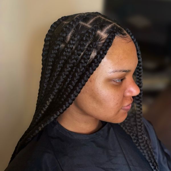 Large Knotless/Jumbo Braids, Knotless Braids style by Janny Beauty Care in East Orange, NJ
