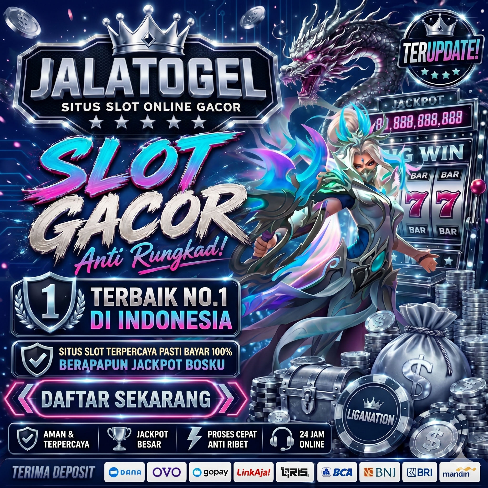 Jalatogel > LINK SLOT ONLINE GACOR RESMI GAMPANG MENANG ANTI RUNGKAD
