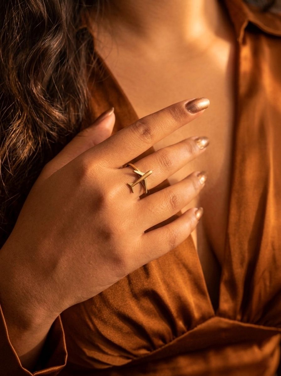 Paths Crossed — Brass, rings — Jhōlâ