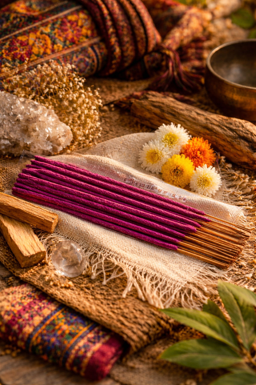 Flower Of Life — Sacred Flower Incense — Natural Resins, Herbs & Plant Based Ingredients, Incense — Jhōlâ